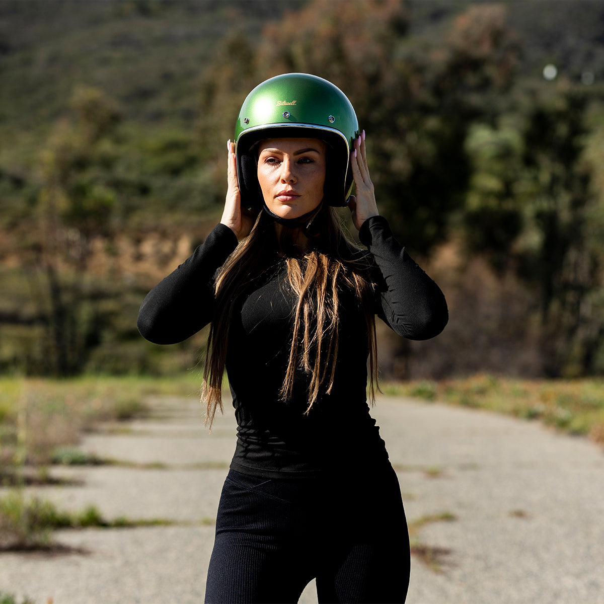 Bonanza Helmet - Metallic Irish Green