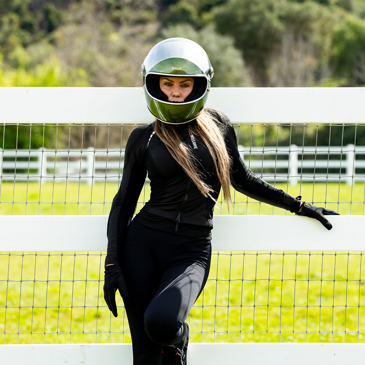 Gringo S Helmet - Metallic Dart Green