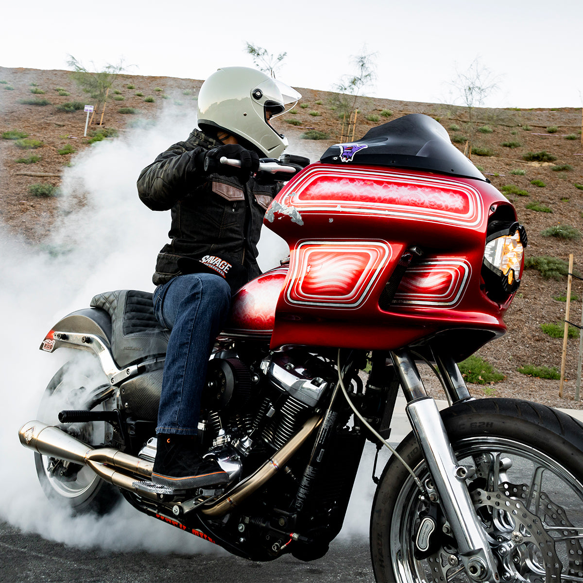 Lane Splitter Helmet - Gloss Chalk