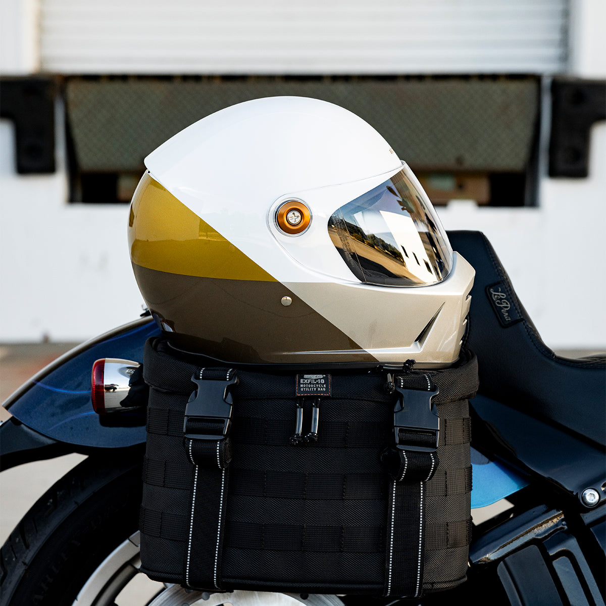 Lane Splitter Helmet - Intersection Gold Silver Bronze