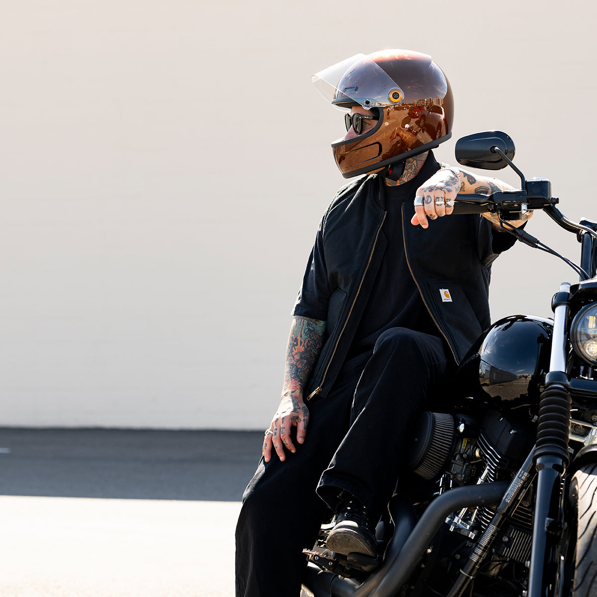 Gringo SV Helmet - Metallic Whiskey