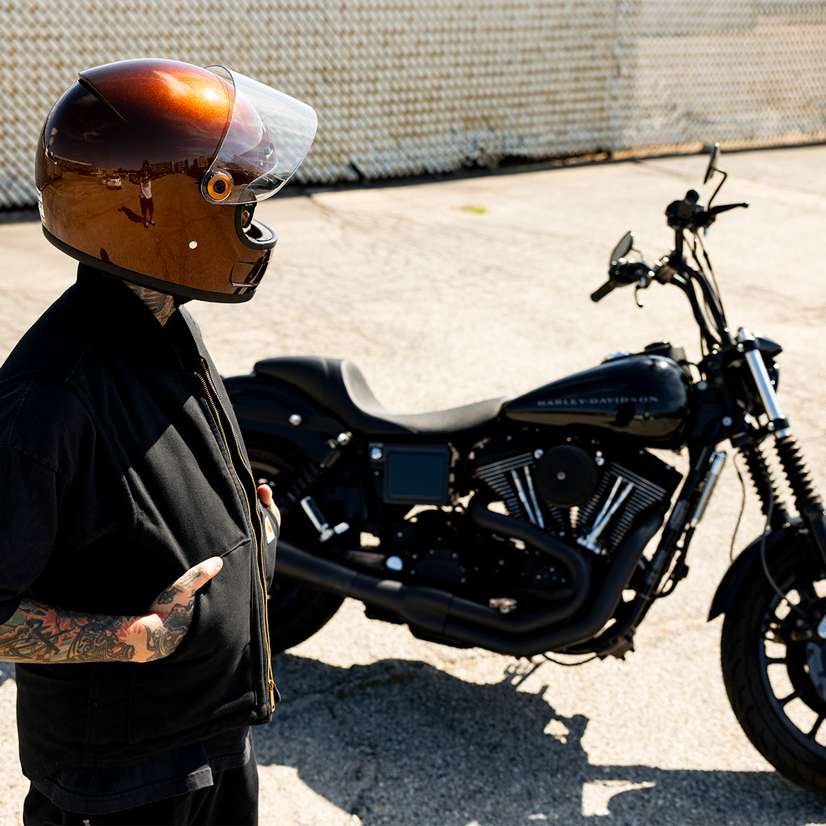 Gringo SV Helmet - Metallic Whiskey