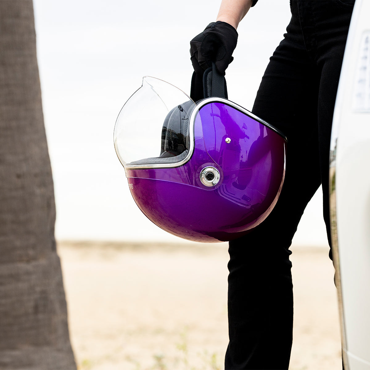 Tahoe Helmet - Metallic Grape
