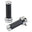 Custom Grips with 2-Cable Throttle - Chrome