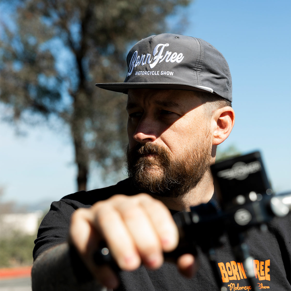 Born-Free Flow Logo Richardson Hat