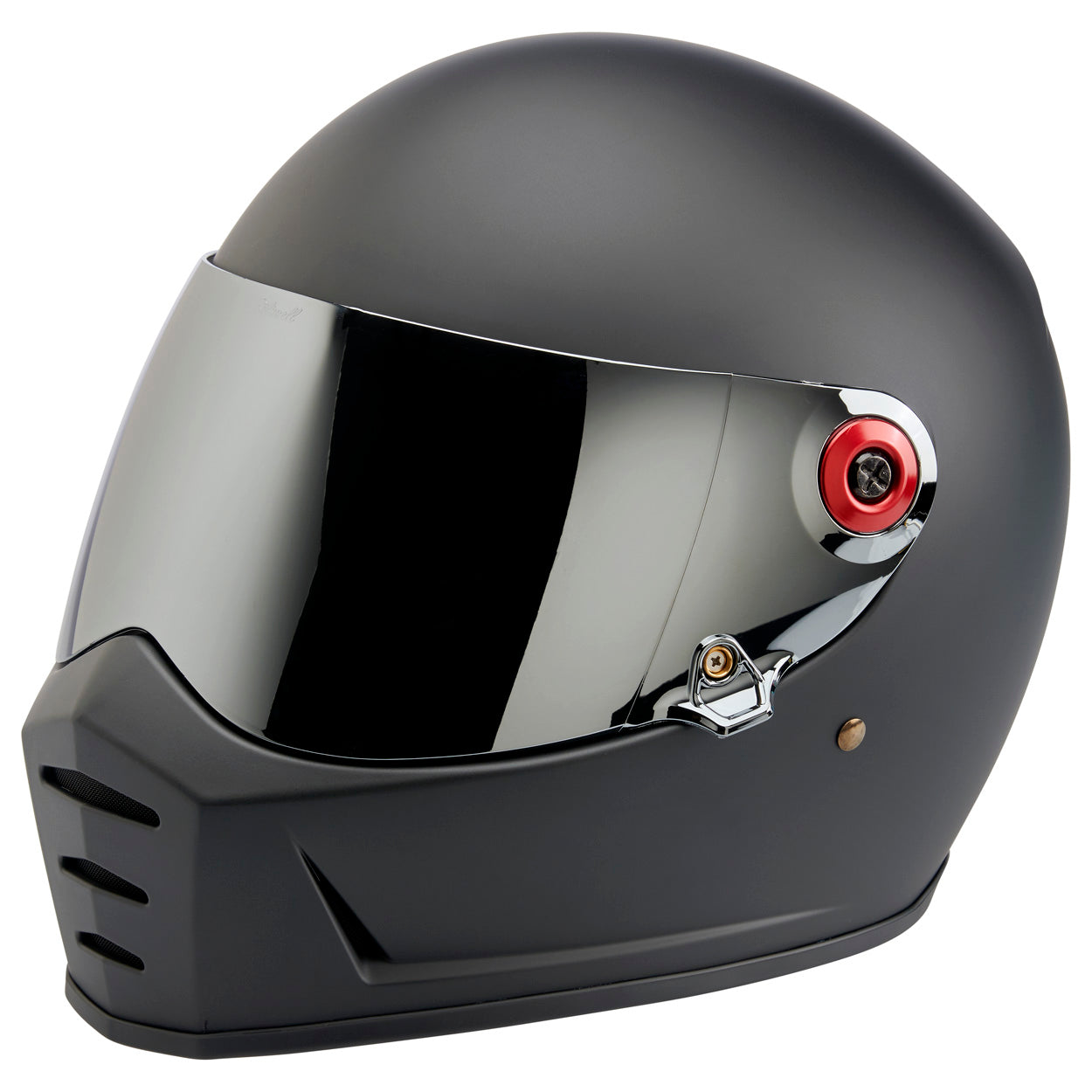 Helmet Hardware Kit - Black Screw / Red Baseplate