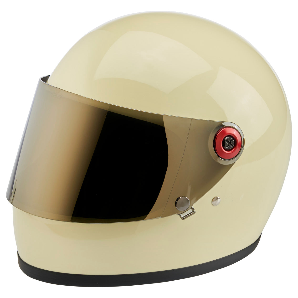 Helmet Hardware Kit - Black Screw / Red Baseplate