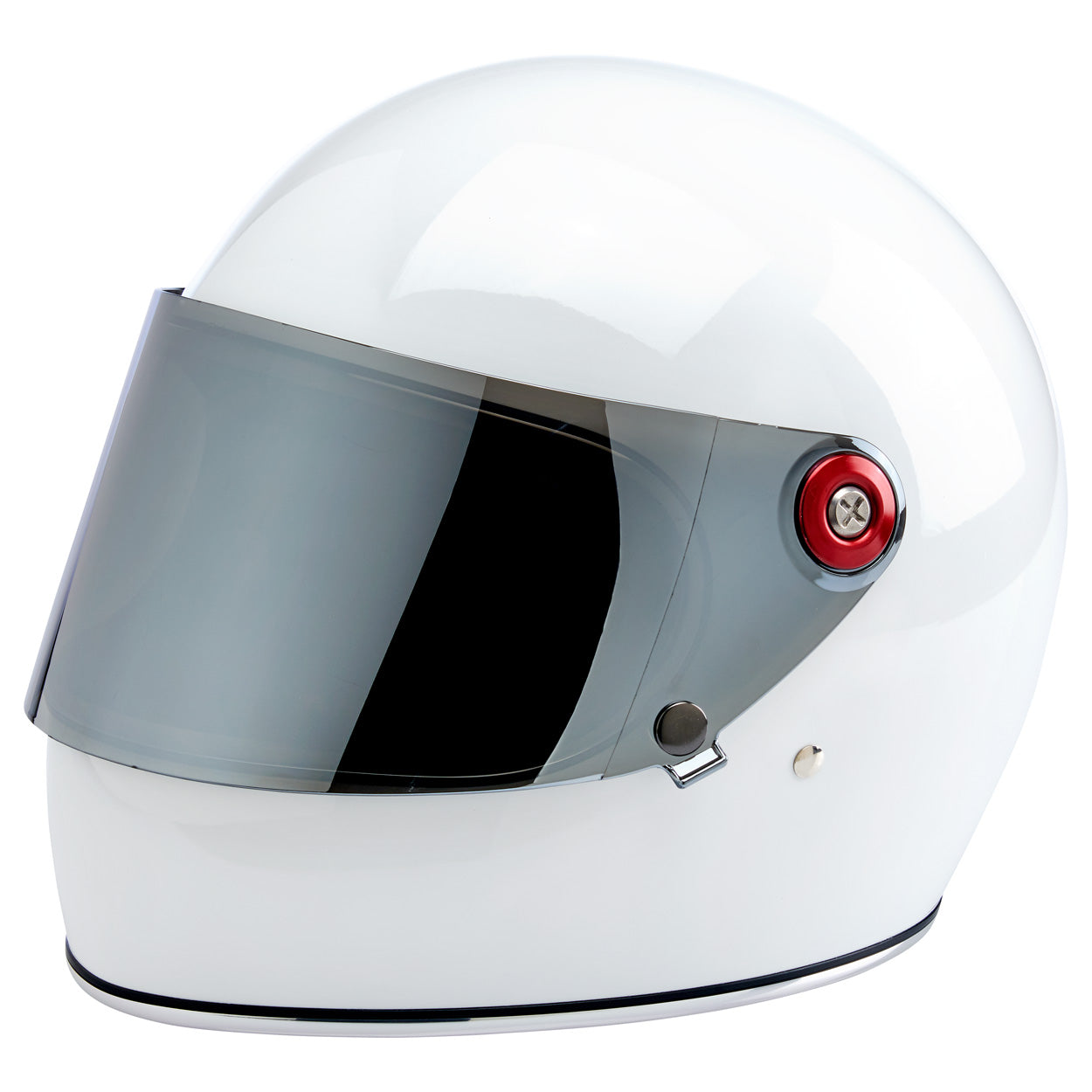 Helmet Hardware Kit - SS Screw / Red Baseplate