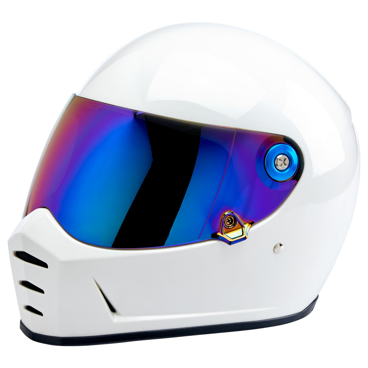 Helmet Hardware Kit - SS Screw / Blue Baseplate