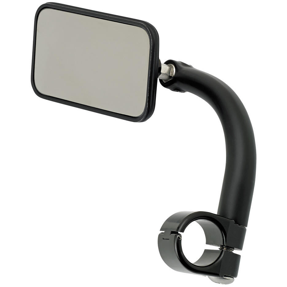 Utility Mirror Rectangle Clamp-on Black - Main Image