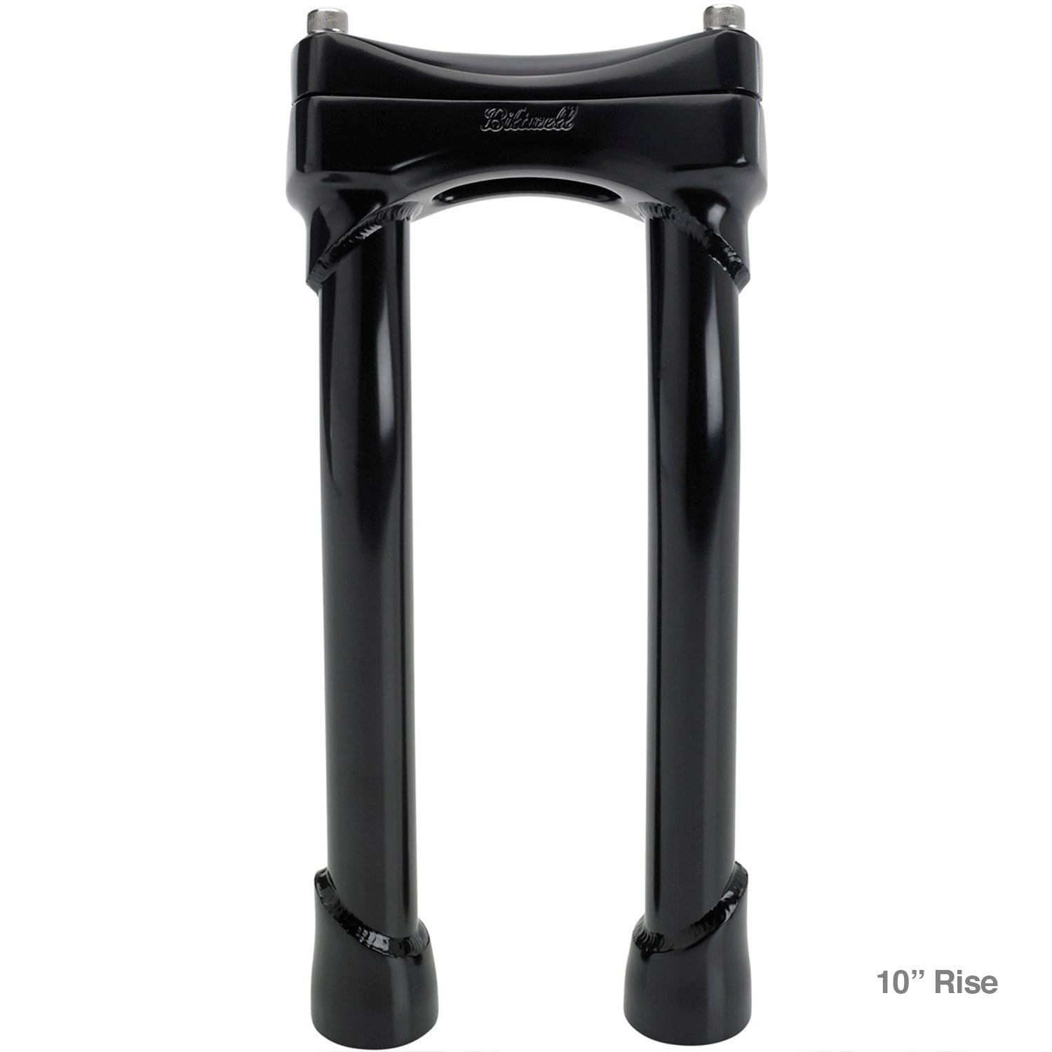 Murdock Pullback Risers 6" 8" 10" 12" - Black Electroplate