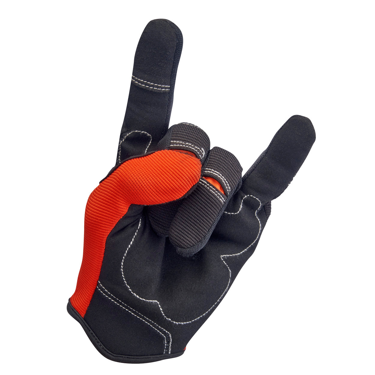 Moto Gloves - Orange/Black