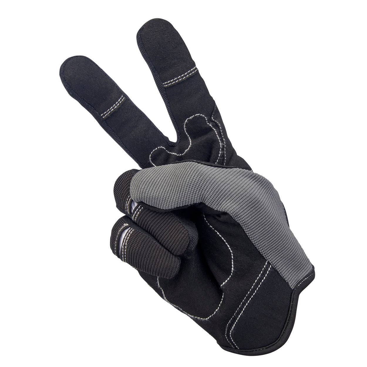 Moto Gloves - Grey/Black