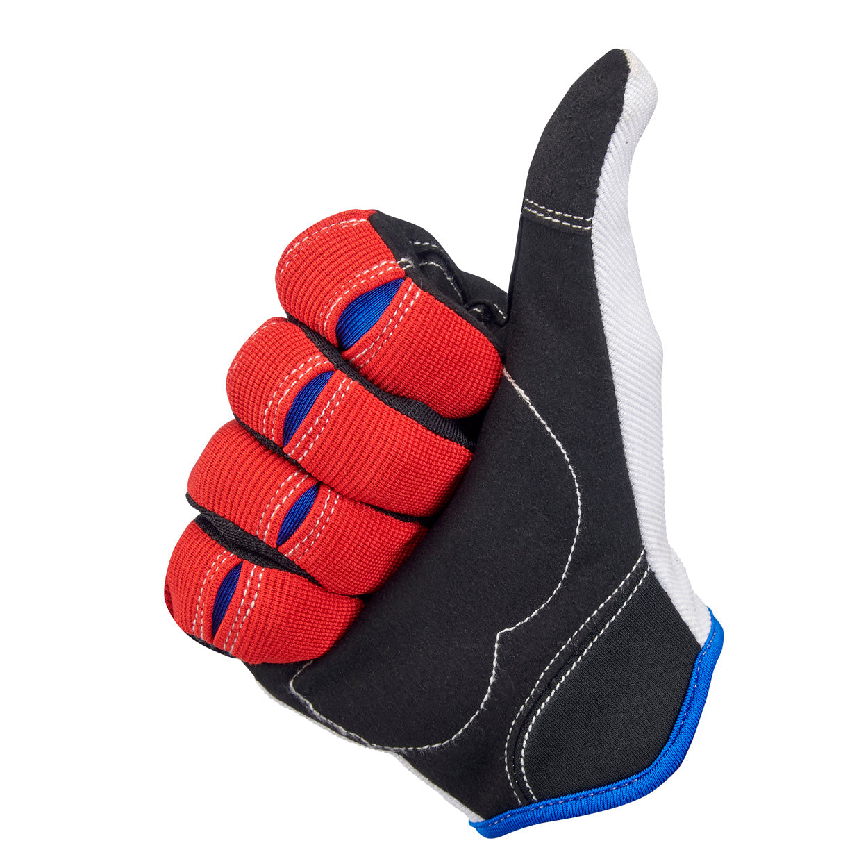 CLOSEOUT Moto Gloves - Red/White/Blue