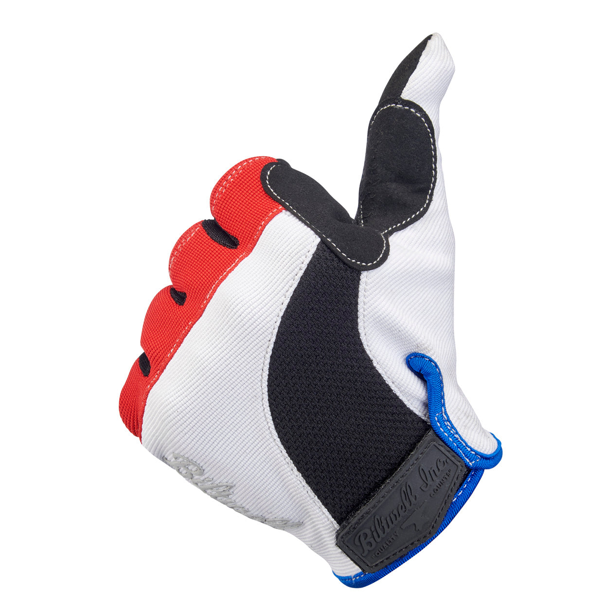 CLOSEOUT Moto Gloves - Red/White/Blue