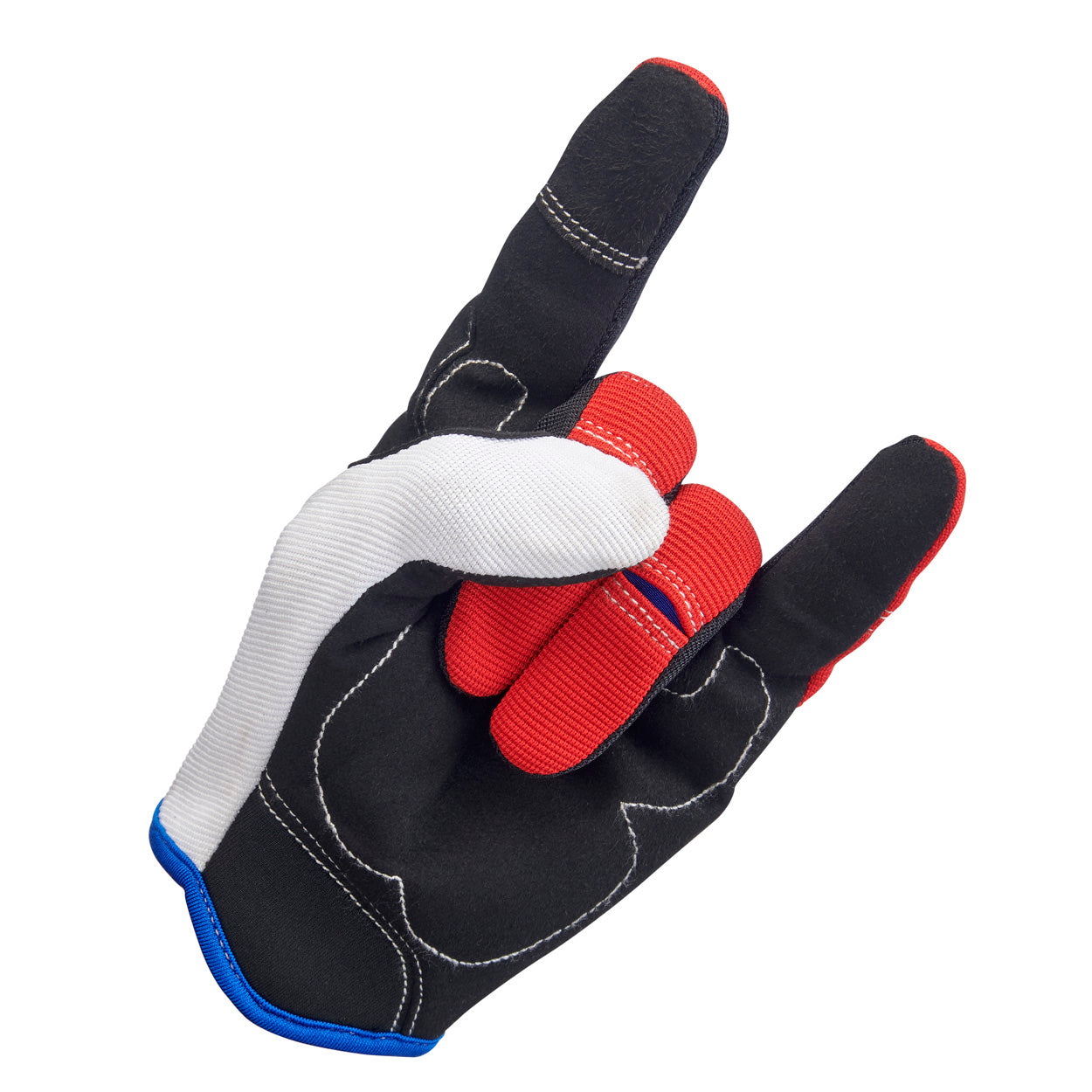 CLOSEOUT Moto Gloves - Red/White/Blue