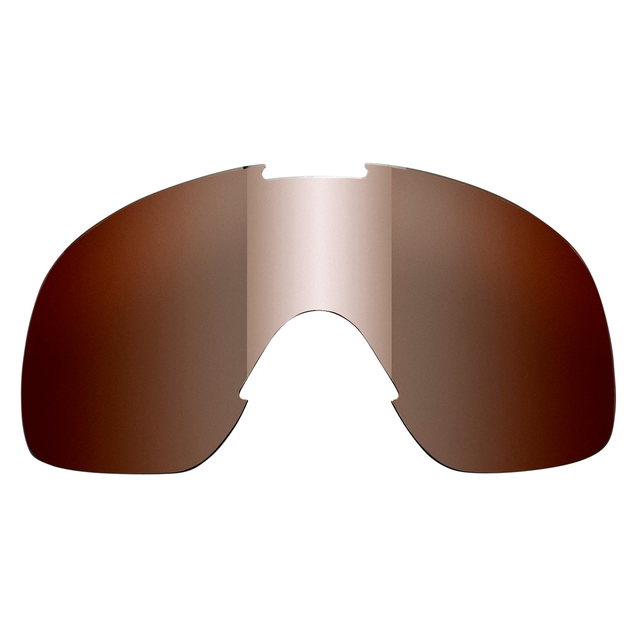 Overland 2.0 Goggle Lens - Chrome Mirror / Brown
