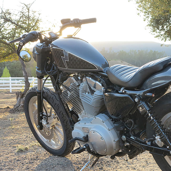 Mustache Handlebars 1" - Black