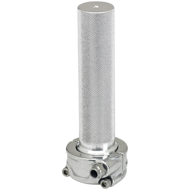Cast Whiskey Throttle 1" Single - Polished