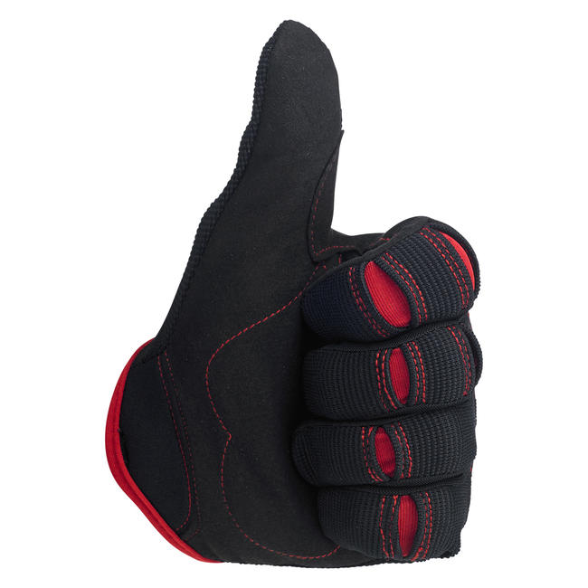 Moto Gloves - Black/Red