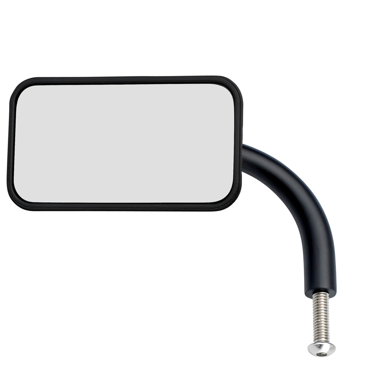 Utility Mirror Rectangle Perch Mount - Black