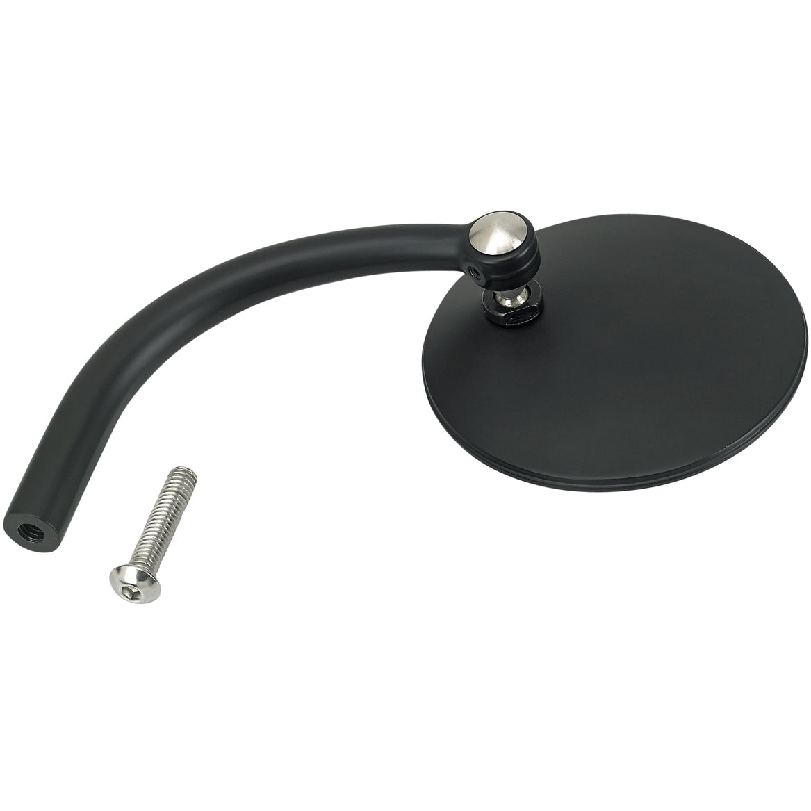 Utility Mirror Round CE Perch Mount - Black