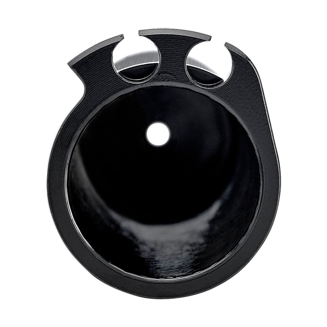 Whiskey Throttle Tube 1" - Black Electroplate