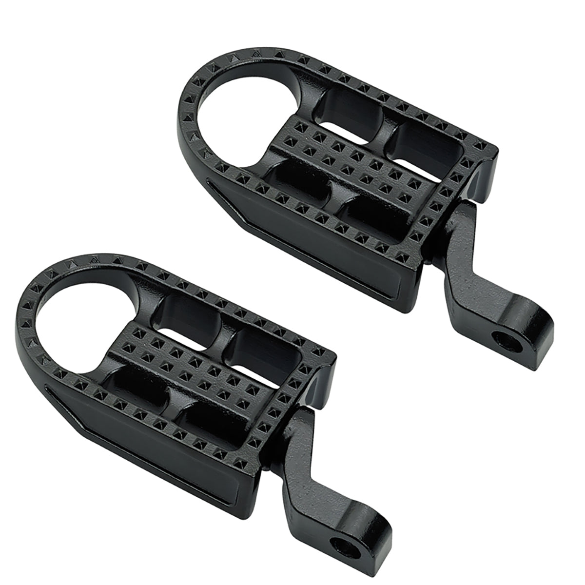 Mushman Foot Pegs HD Step - Black Electroplate