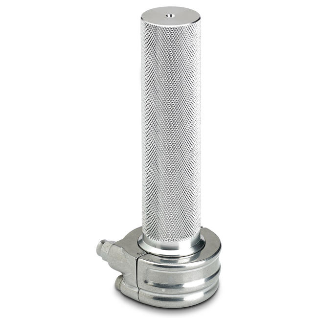Cast Whiskey Throttle 1" Single - Polished