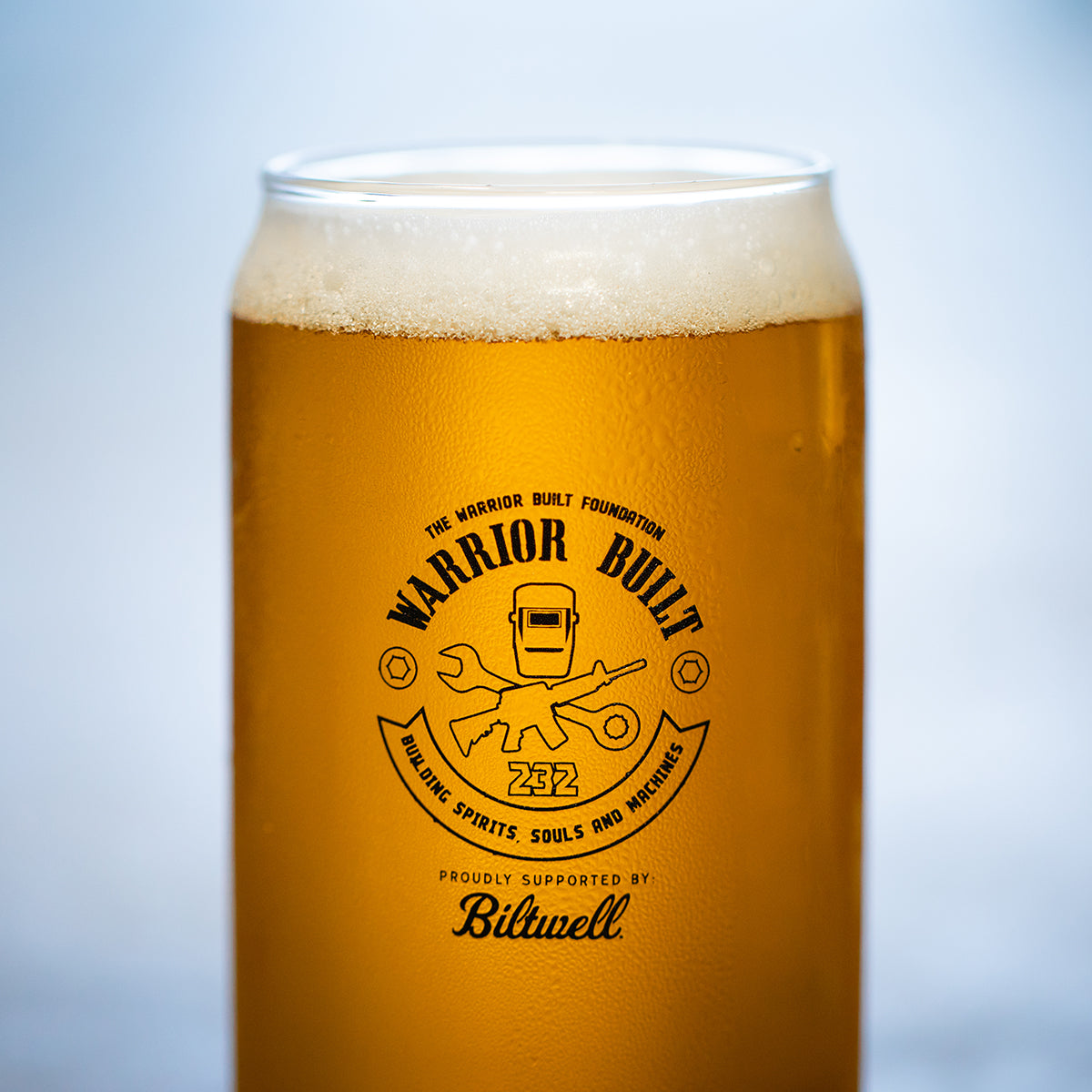 Warrior Built 2020 Pint Glass