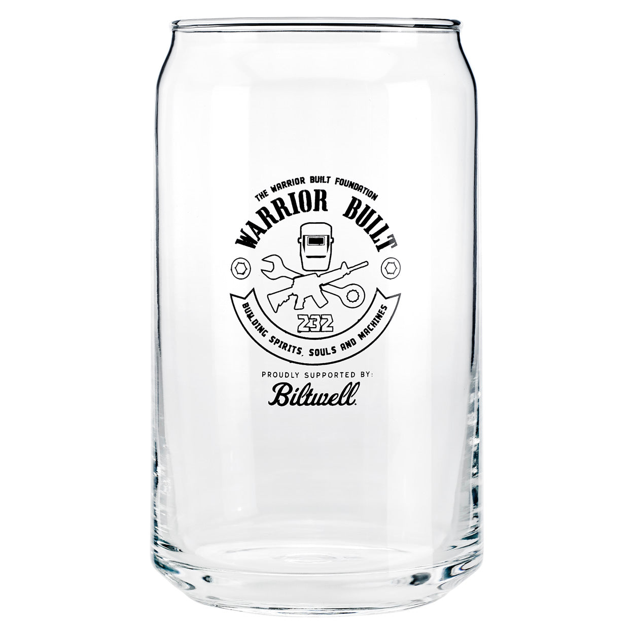 Warrior Built 2020 Pint Glass