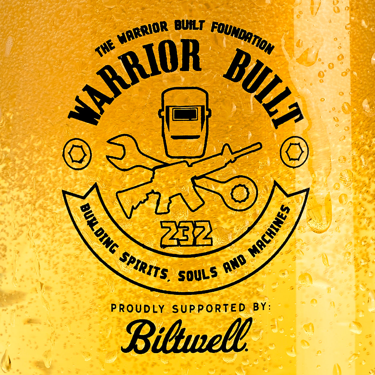 Warrior Built 2020 Pint Glass