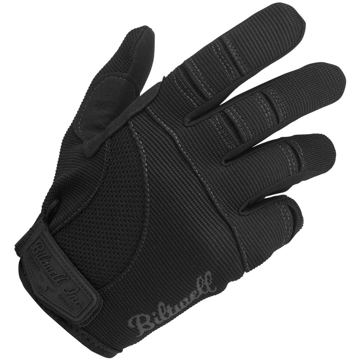 Moto Gloves - Black/Black