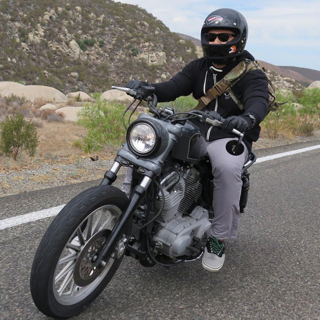 Mustache Handlebars 1" - Black