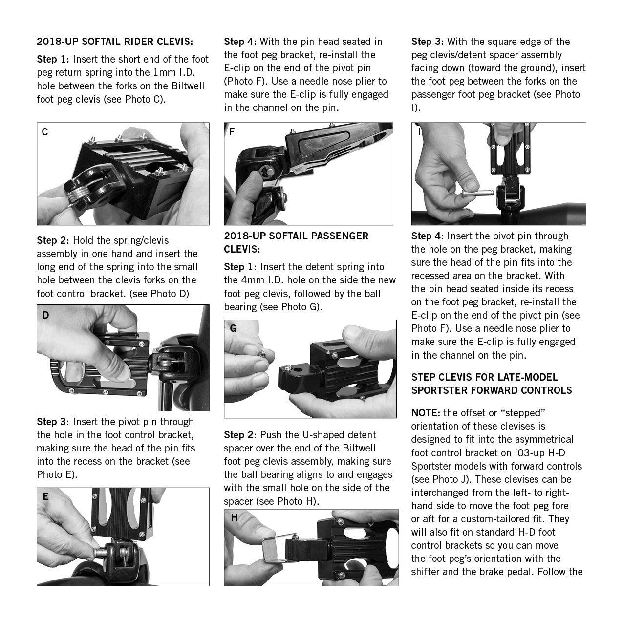 Norman Foot Pegs HD Passenger