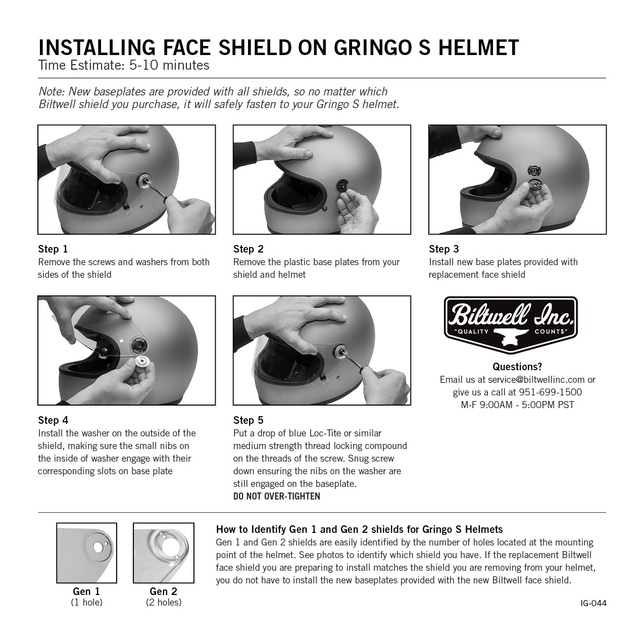 Gringo S Gen 2 Flat Shield - Chrome Mirror
