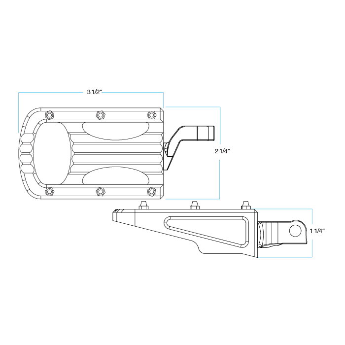 Punisher Foot Pegs HD Step - Polished