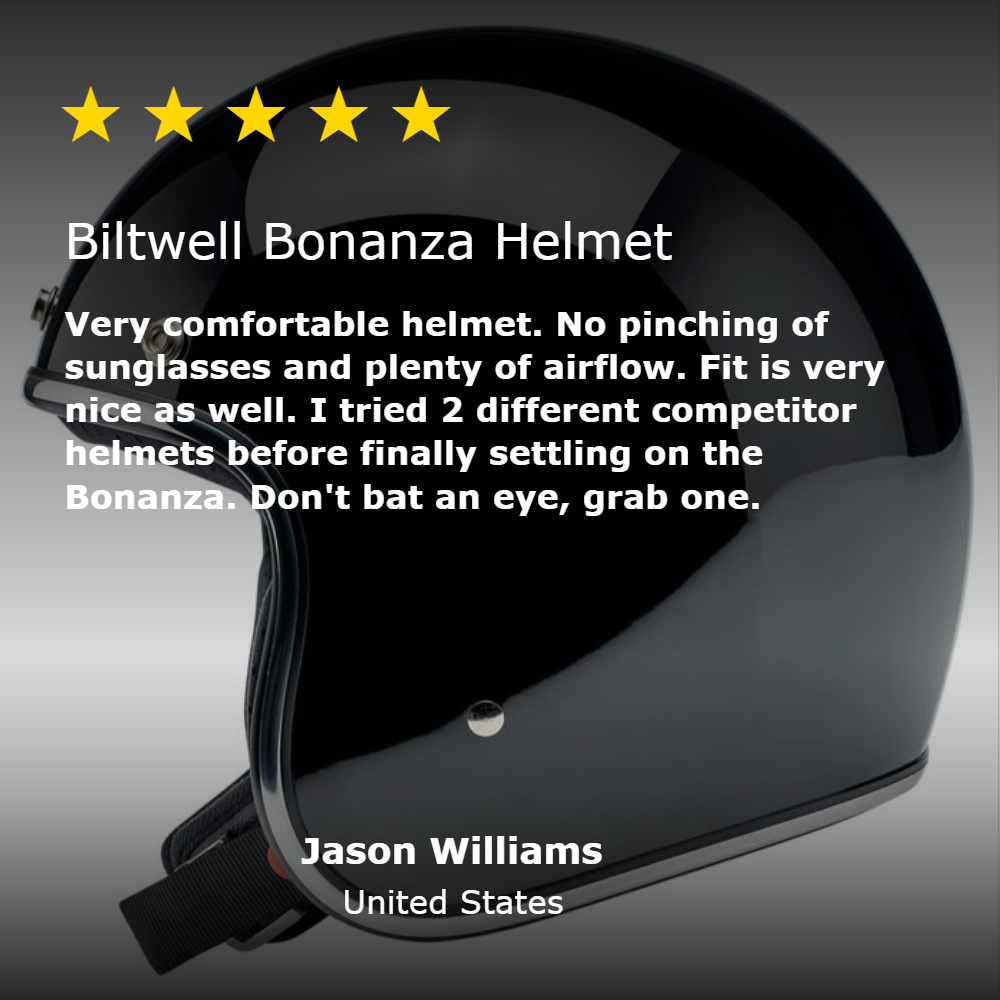 Bonanza Helmet - Gloss Black