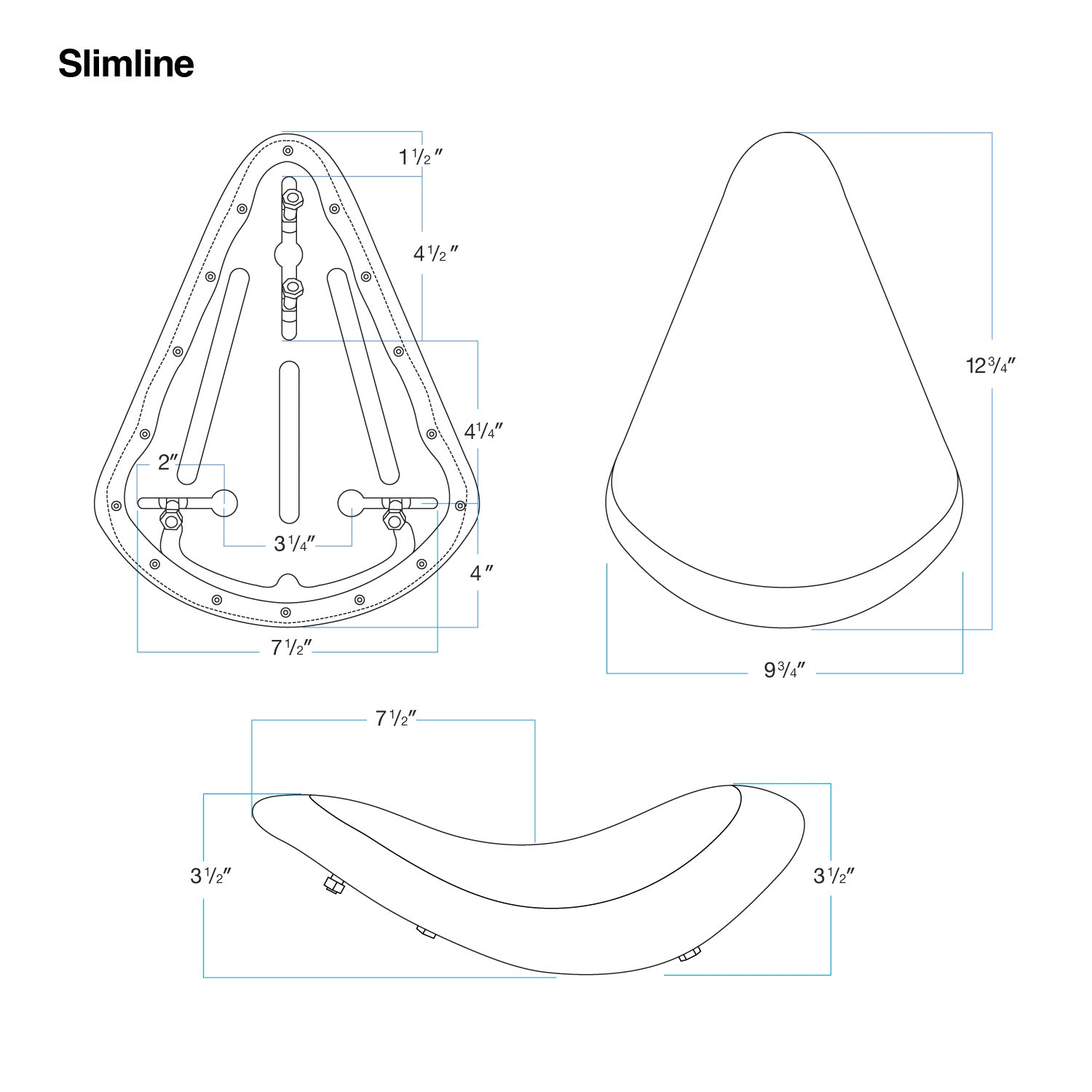 Slimline Seat - Tuck n' Roll