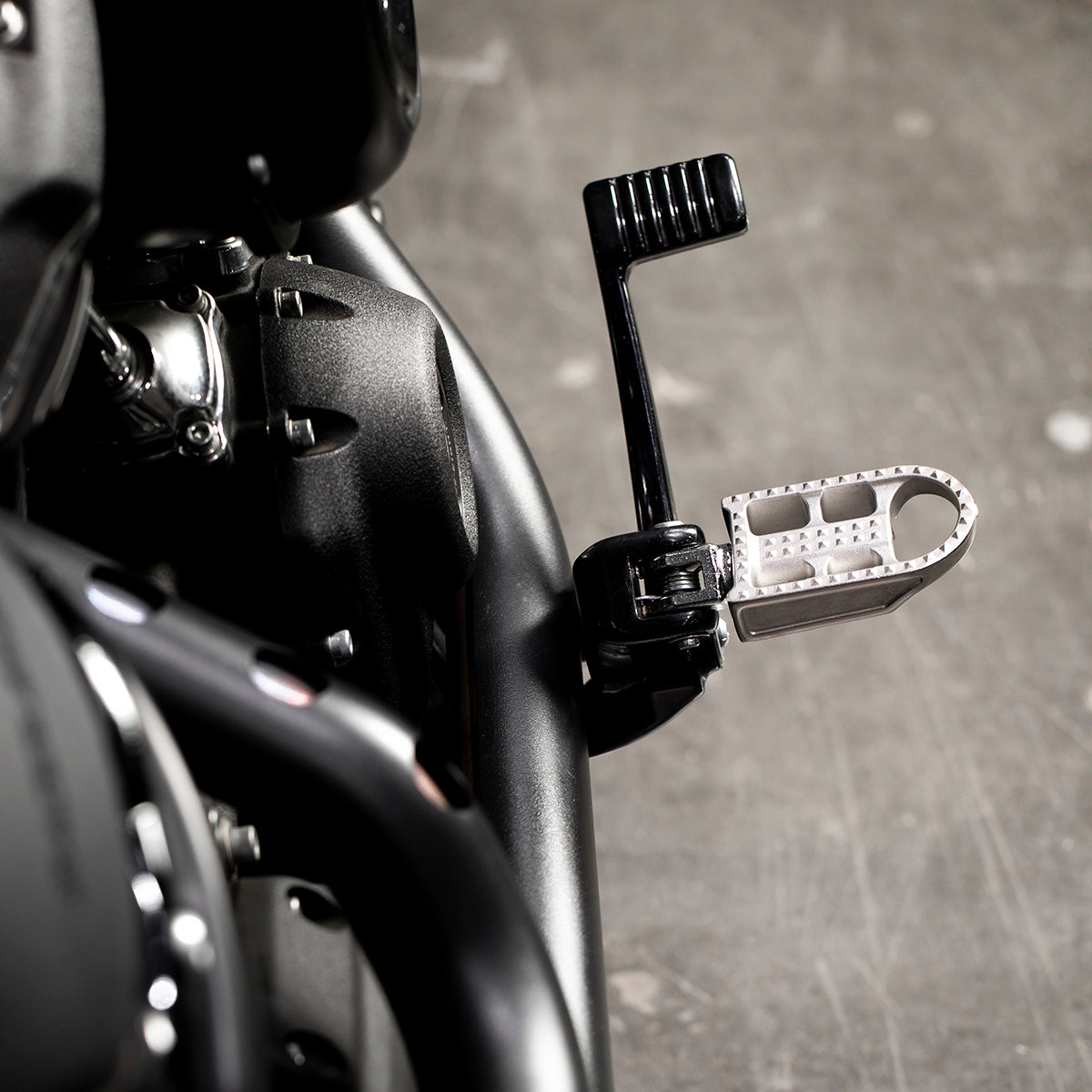 Mushman Foot Pegs HD Rider - Polished