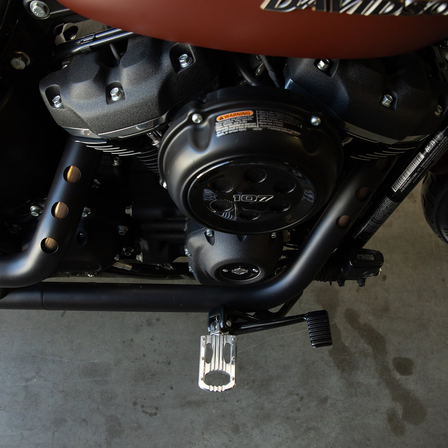 Punisher Foot Pegs HD Rider - Polished