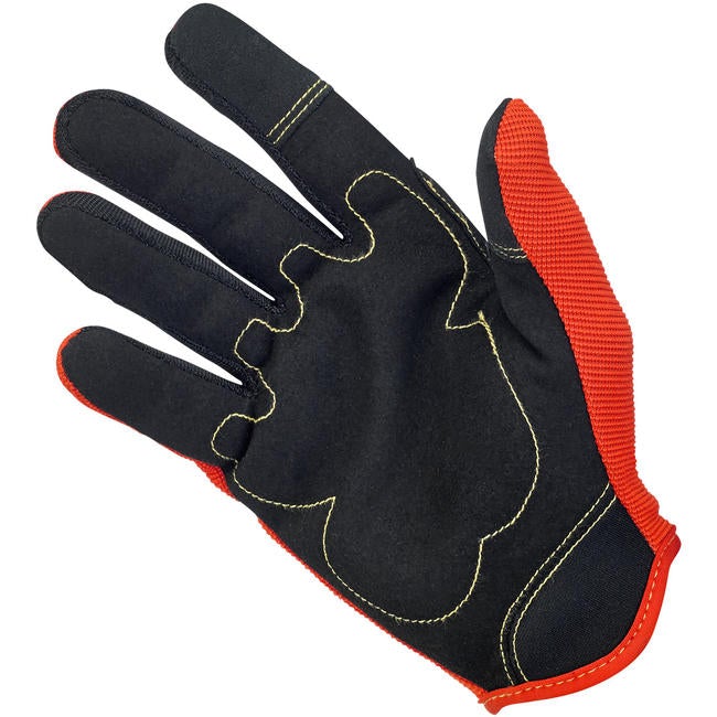Moto Gloves - Orange/Black/Yellow