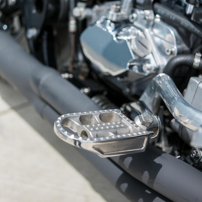 Mushman Foot Pegs H-D - Polished