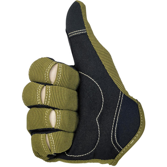 Moto Gloves - Olive/Black