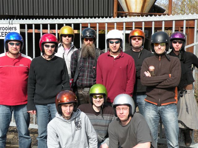 Helmets in The Netherlands!