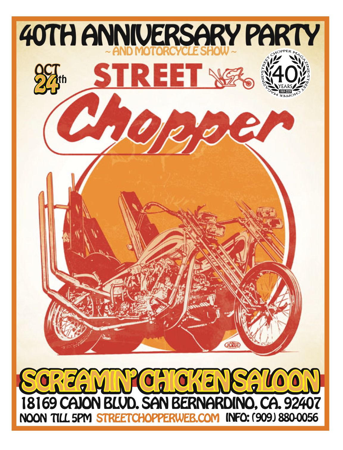 Street Chopper 40th Party!