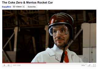 Diet Coke &amp; Mentos Rocket Car