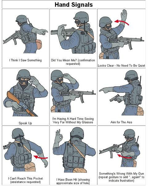 Commander Hand Sign Good stuff to know...