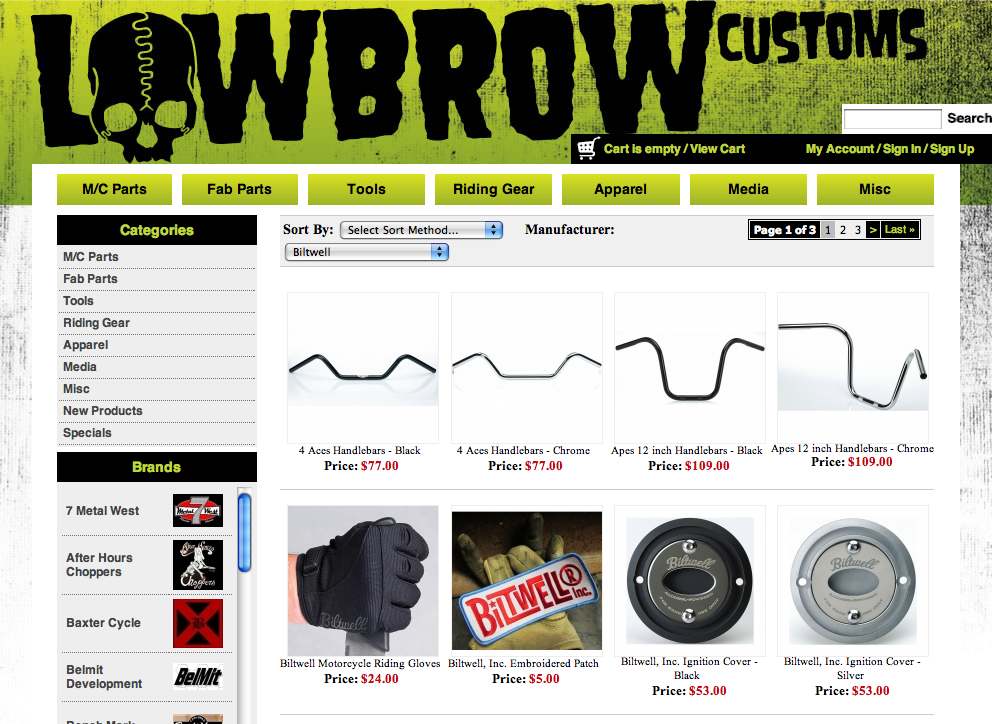 New Lowbrow Site
