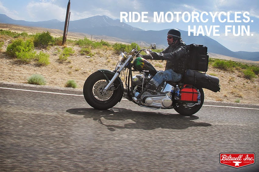 Ride Motorcycles. Have Fun.